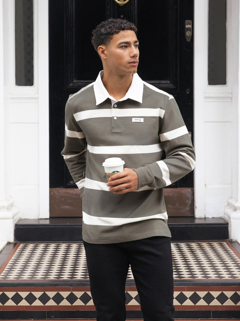 Archie Rugby Shirt - Safari Green