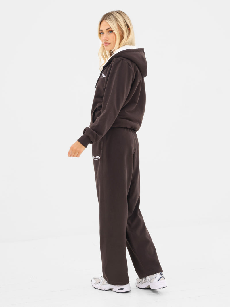 Heritage Oversized Sweatpants - Chocolate Brown