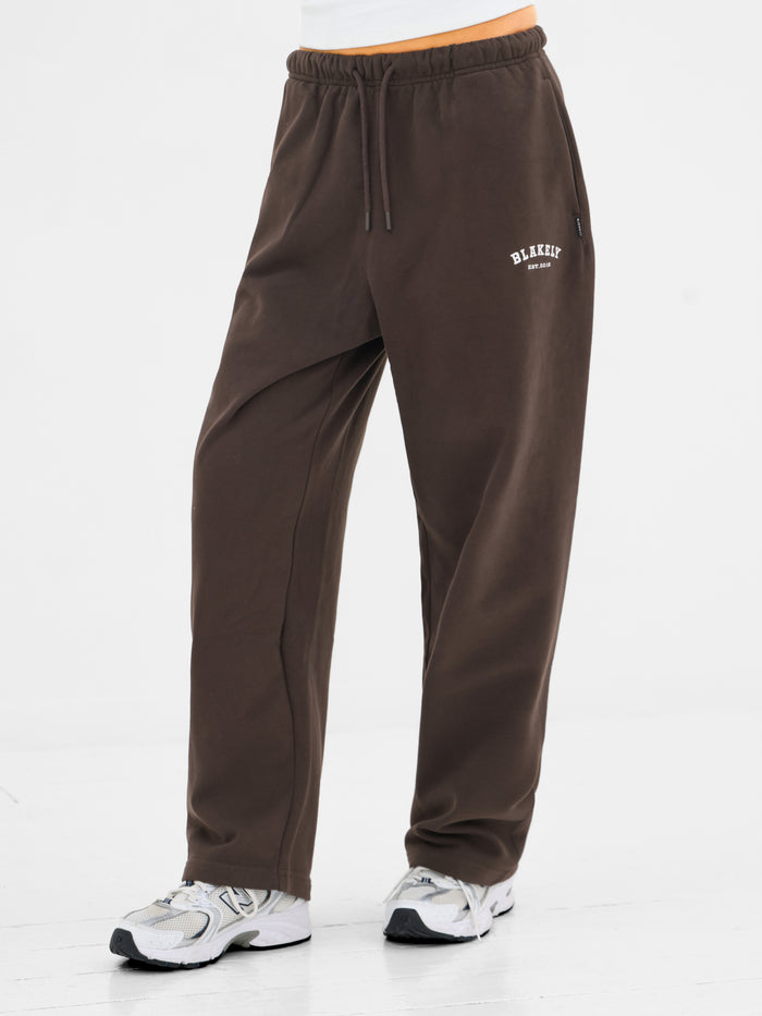 Heritage Oversized Sweatpants - Chocolate Brown