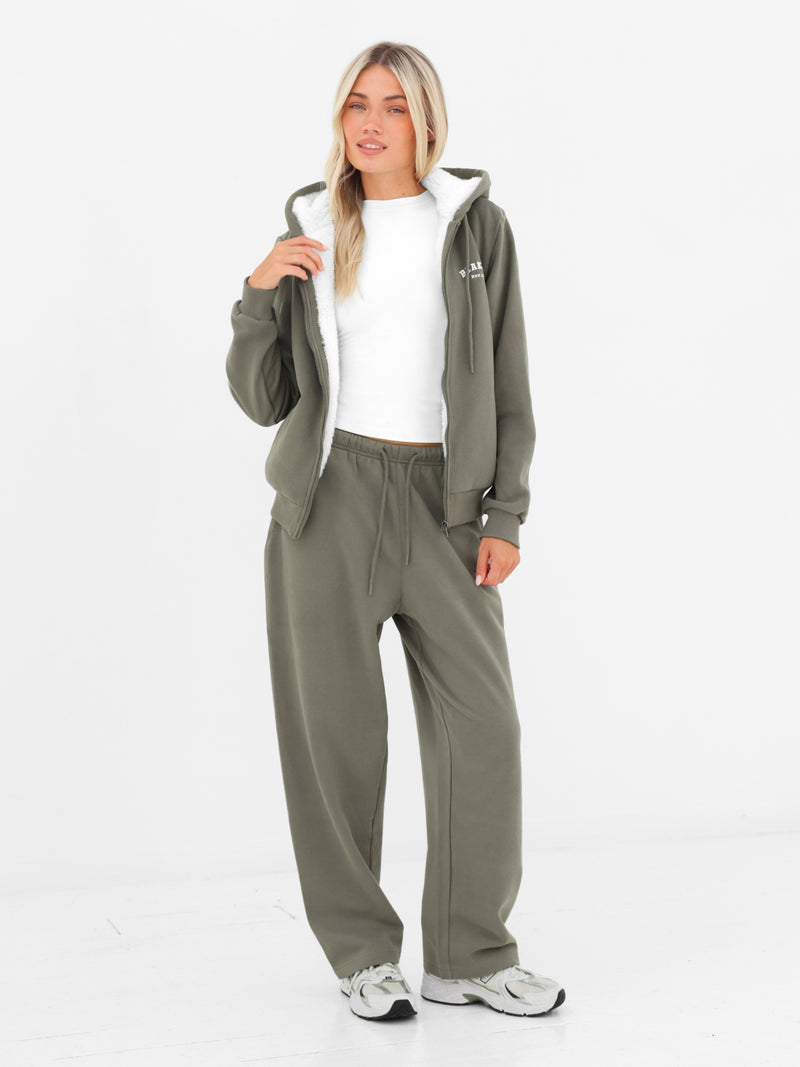 Heritage Oversized Sweatpants - Safari Green