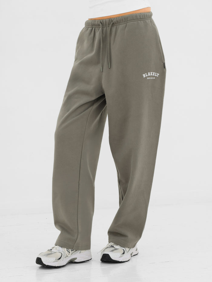 Heritage Oversized Sweatpants - Safari Green