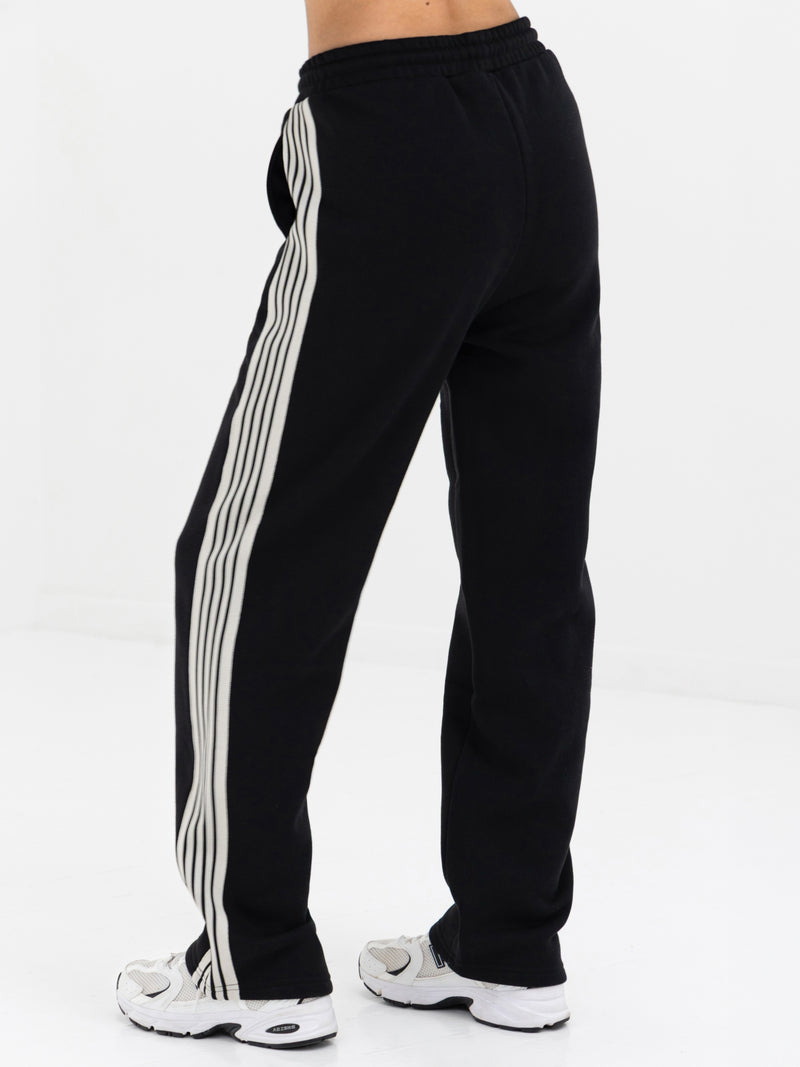 Immani Wide Leg Sweatpants - Black