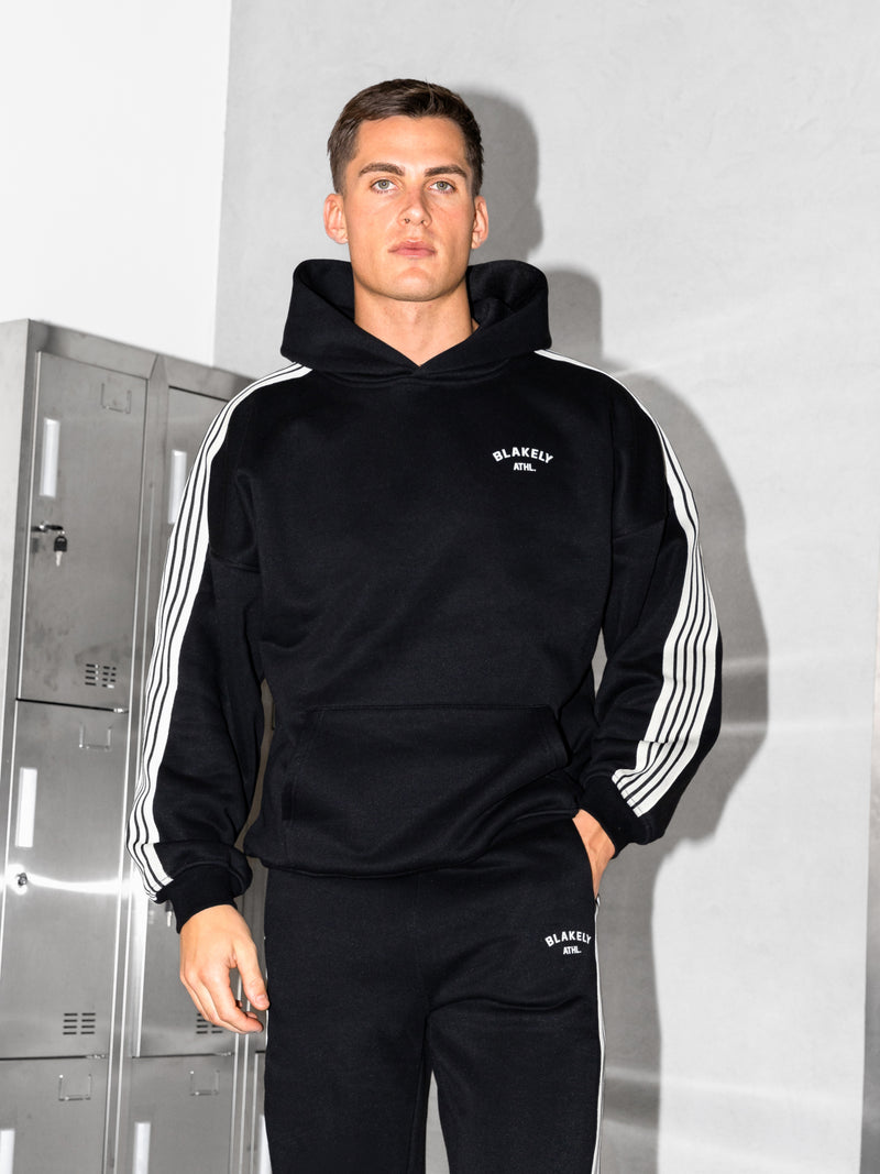 Zayd Wide Leg Sweatpants - Black