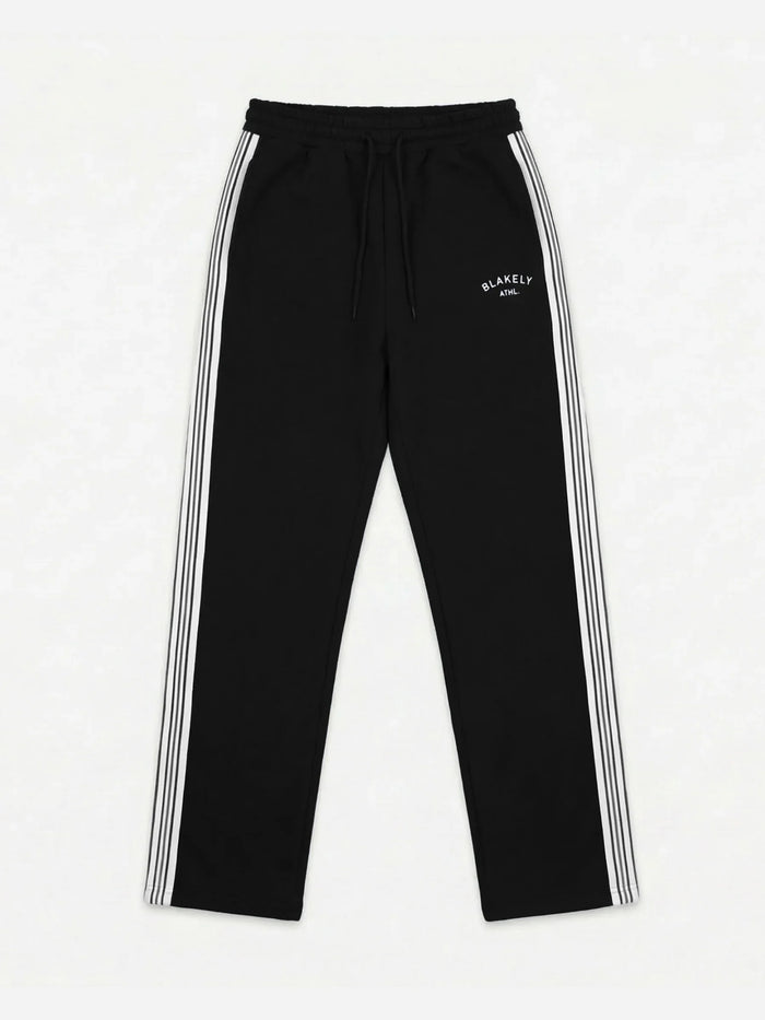 Zayd Wide Leg Sweatpants - Black