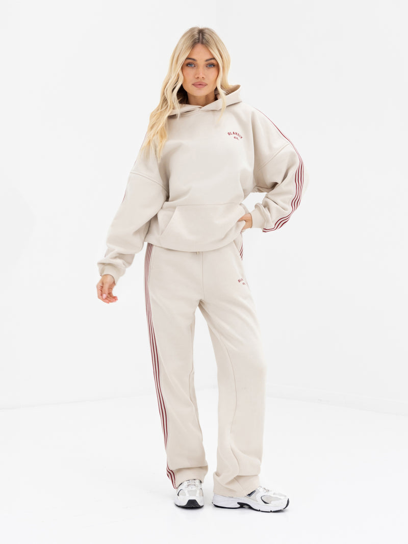 Immani Wide Leg Sweatpants - Chalk