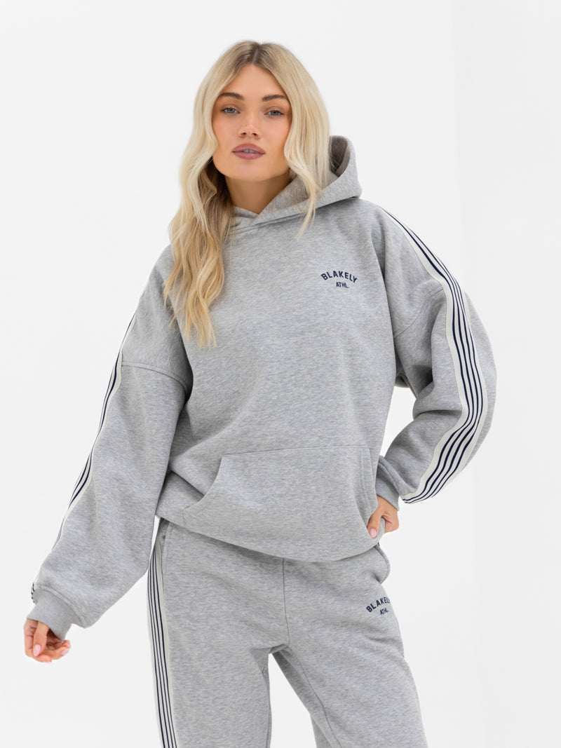 Immani Wide Leg Sweatpants - Marl Grey