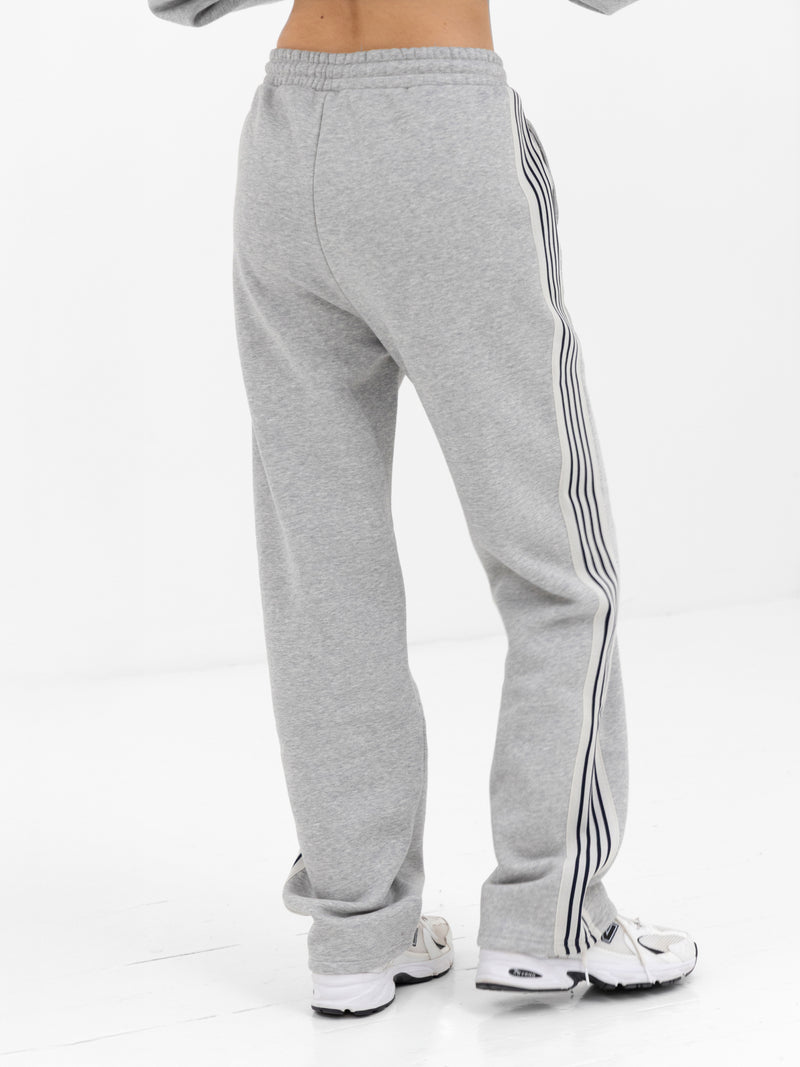 Immani Wide Leg Sweatpants - Marl Grey