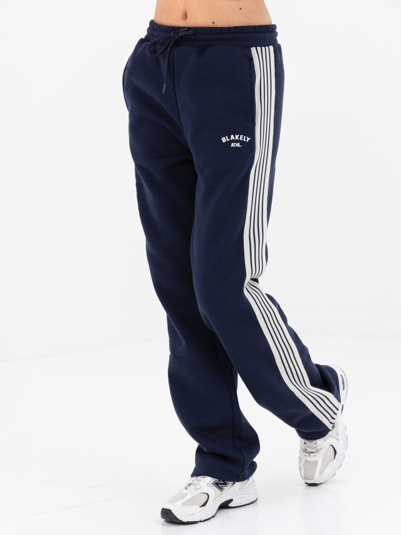 Immani Wide Leg Sweatpants - Deep Navy
