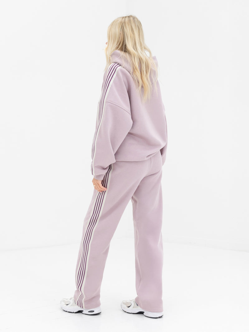 Immani Wide Leg Sweatpants - Dusty Lilac