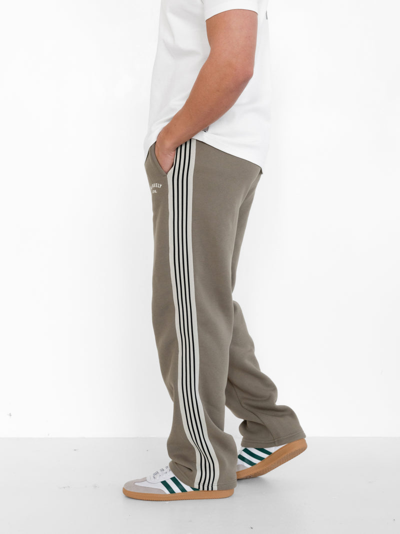 Zayd Wide Leg Sweatpants - Safari Green