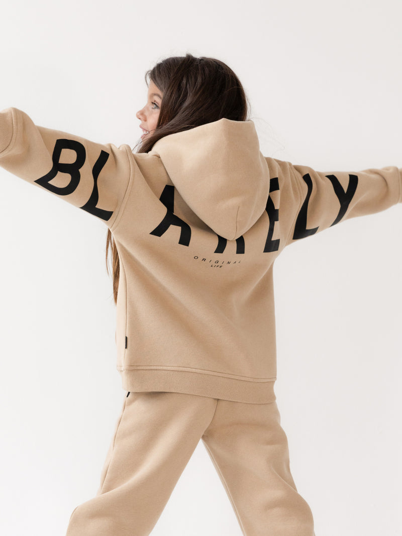 Mini Blakely Hoodie - Light Tan