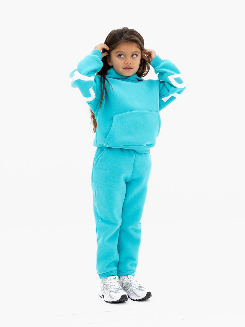 Mini Blakely Hoodie - Aqua