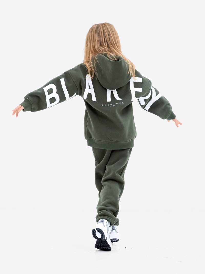 Mini Blakely Sweatpants - Khaki Green