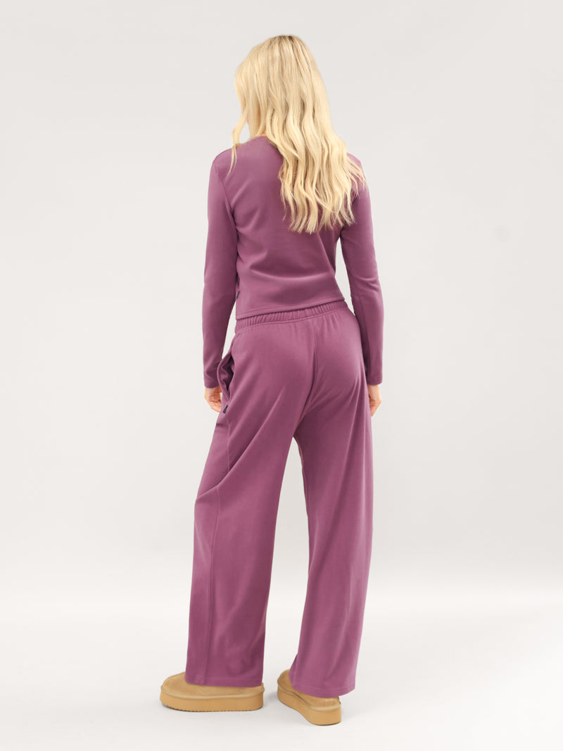 Sadie Long Sleeve Top - Purple Berry