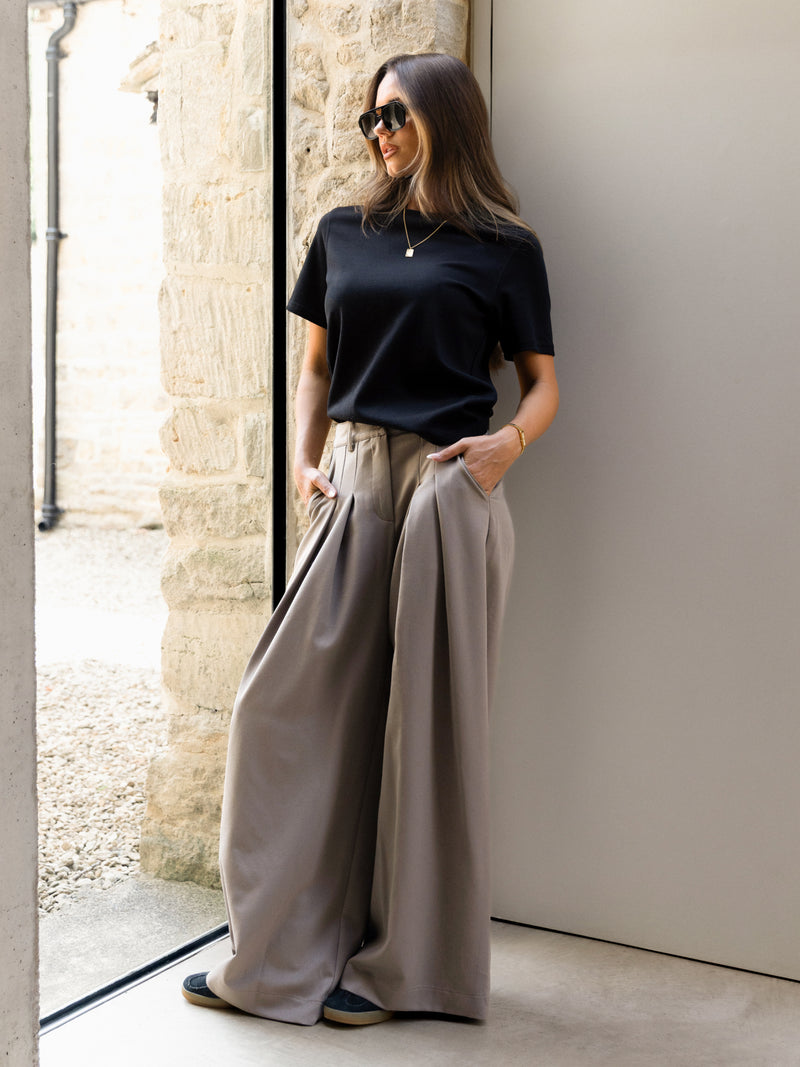 Blakely Basic Tailored Trousers - Light Brown