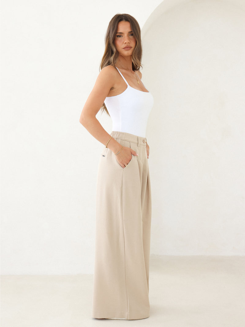 Blakely Basic Tailored Trousers - Tan