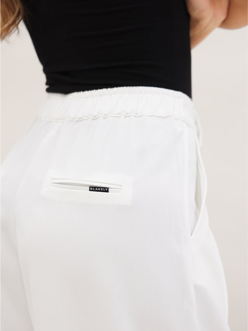 Blakely Basic Tailored Trousers - White
