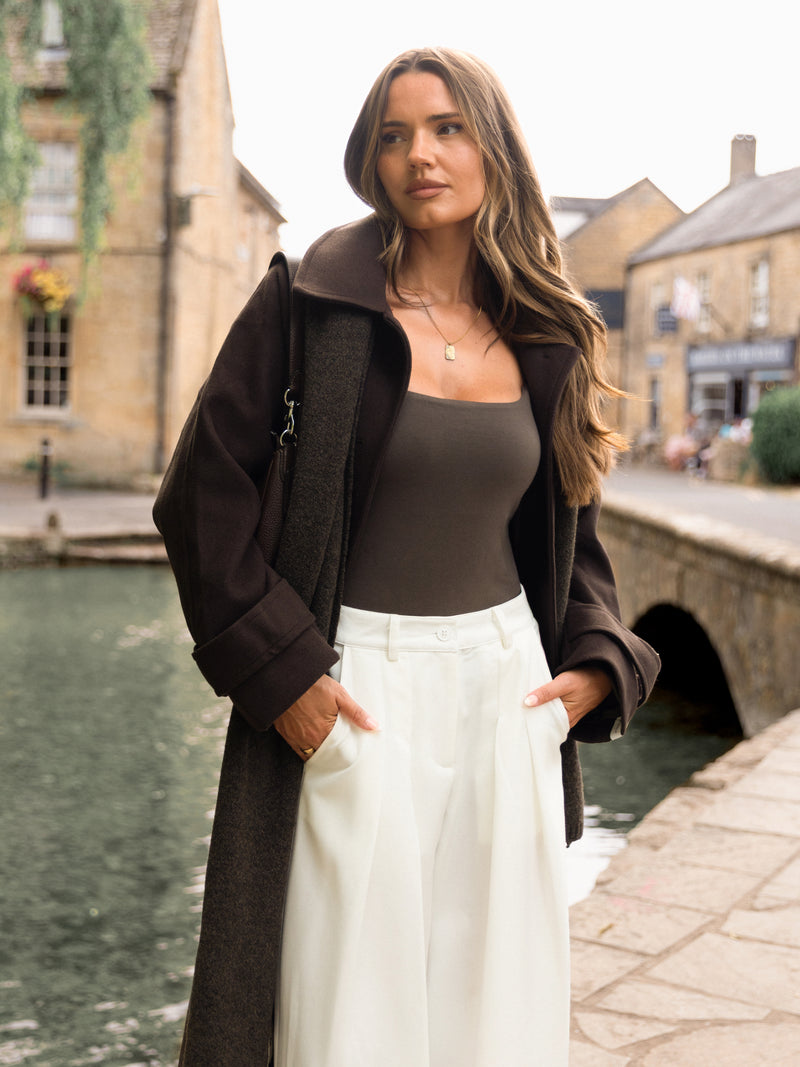 Blakely Basic Tailored Trousers - White