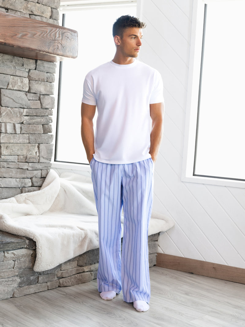 Ollie Stripe Trousers -  Blue Stripe