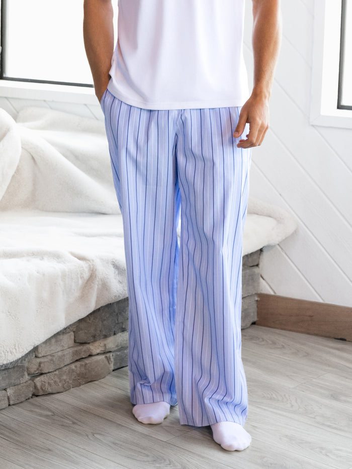 Ollie Stripe Trousers -  Blue Stripe