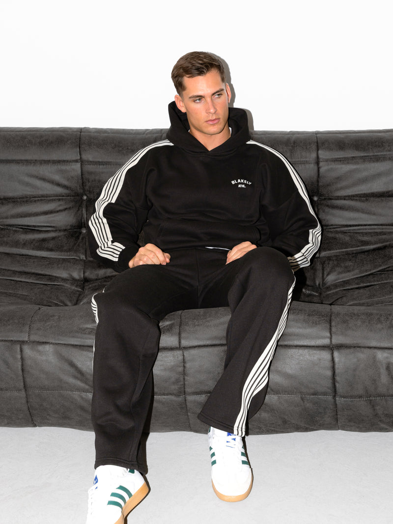 Zayd Relaxed Hoodie - Black