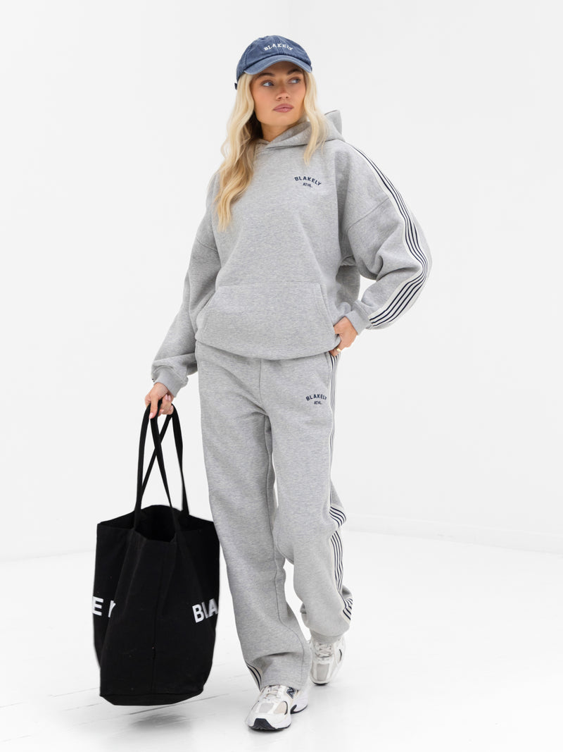 Immani Oversized Hoodie - Marl Grey