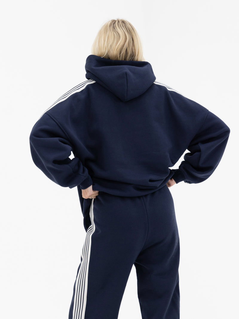 Immani Oversized Hoodie - Deep Navy