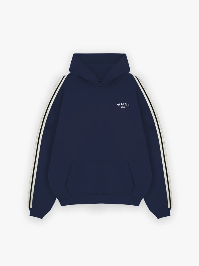 Zayd Relaxed Hoodie - Deep Navy
