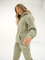 LAX Women's Oversized Hoodie - Olive