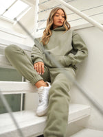 LAX Women's Oversized Hoodie - Olive