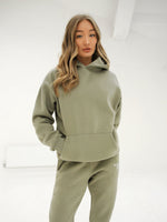 LAX Women's Oversized Hoodie - Olive