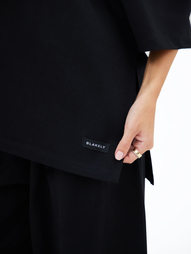 Cleo Off The Shoulder Top - Black