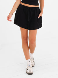 Ayla Cotton Shorts - Black