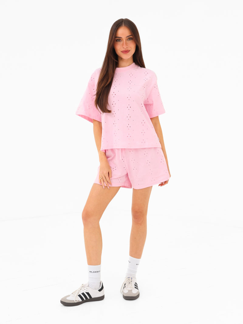 Amina Oversized T-Shirt - Pink