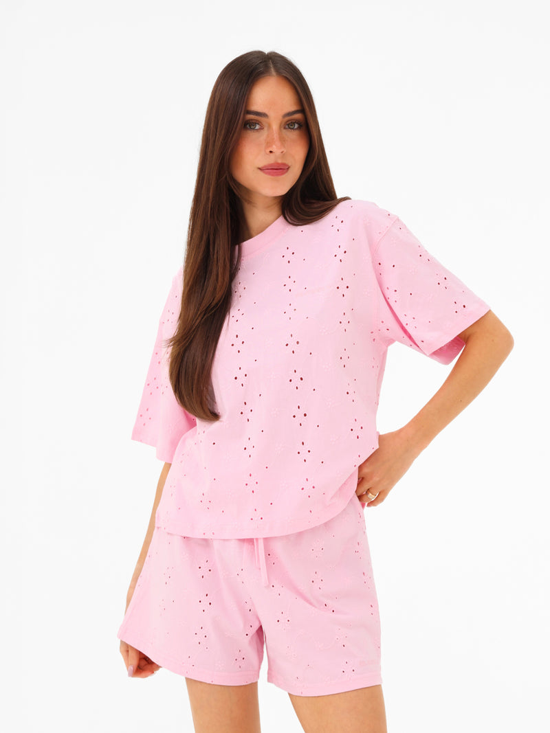 Amina Oversized T-Shirt - Pink