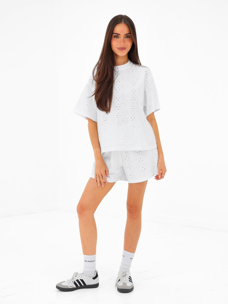 Amina Oversized T-Shirt - White