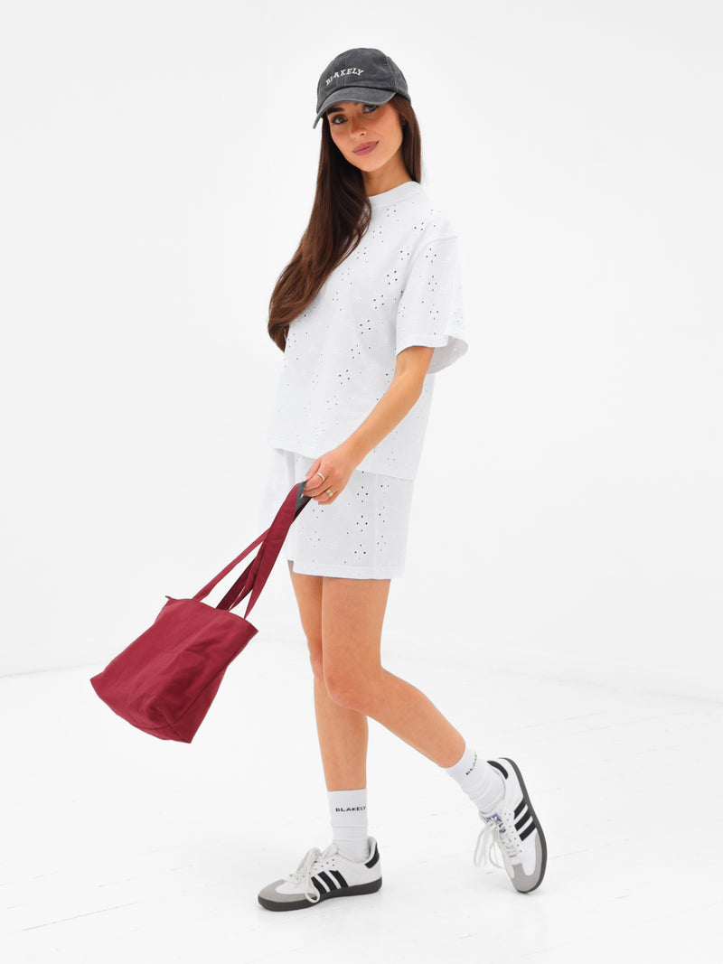 Amina Oversized T-Shirt - White