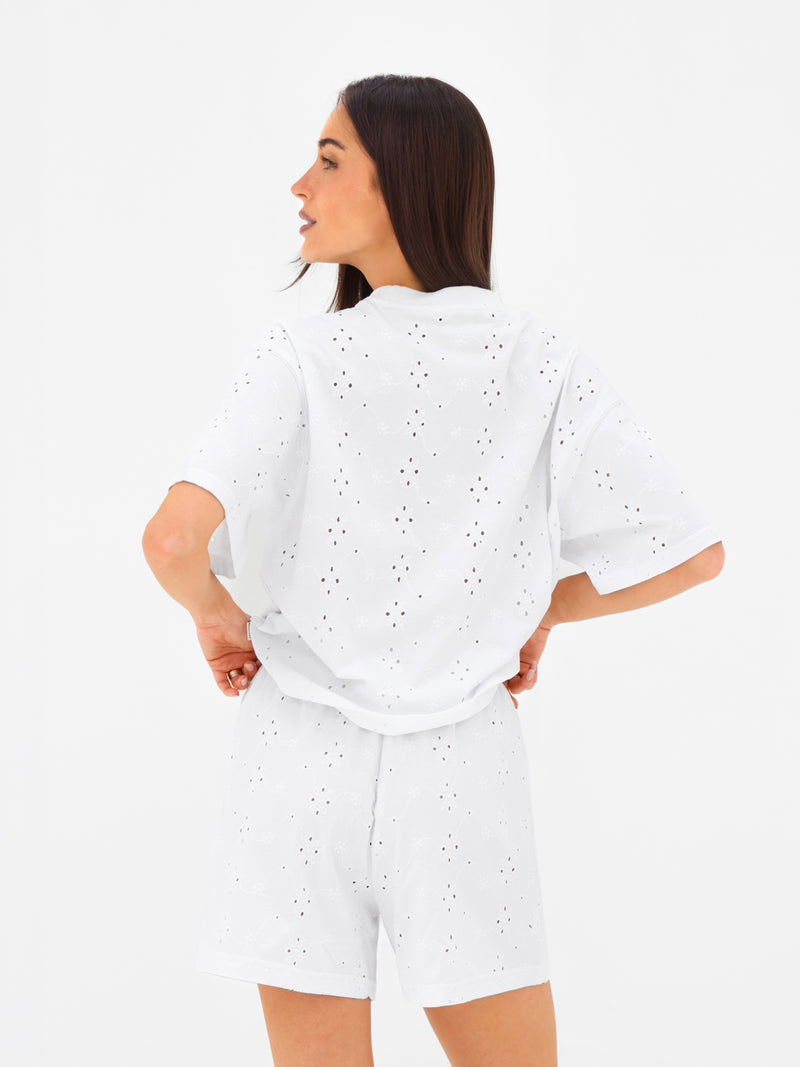 Amina Oversized T-Shirt - White