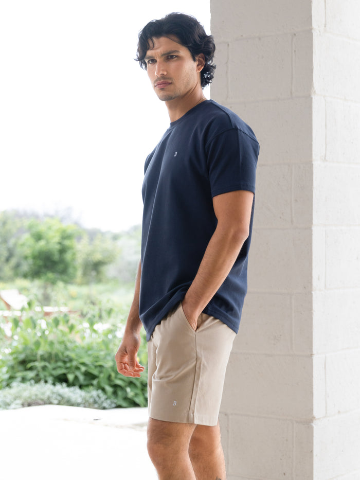 Jude Relaxed Linen Shorts - Tan