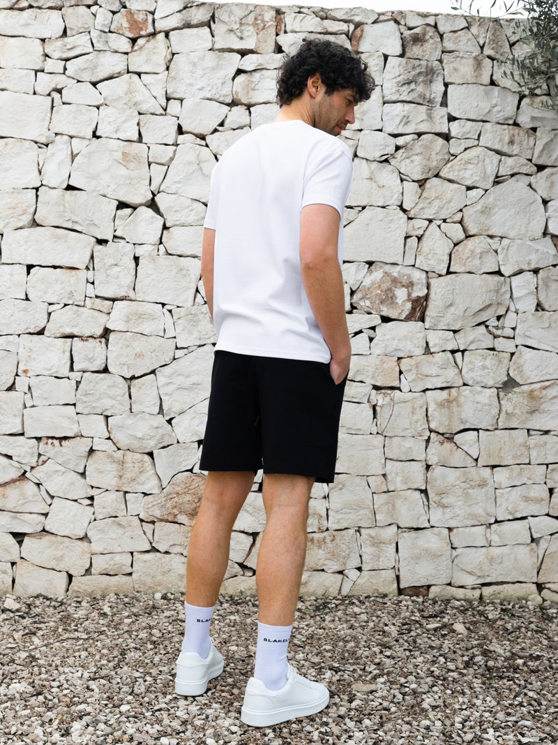 Freddie Relaxed Linen Shorts - Black