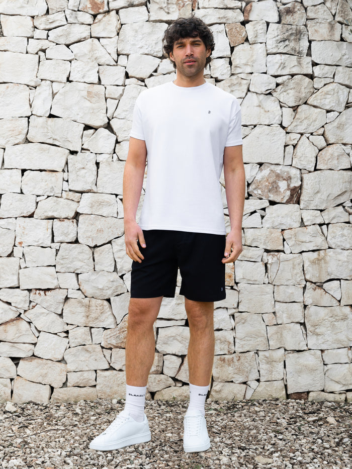Freddie Relaxed Linen Shorts - Black