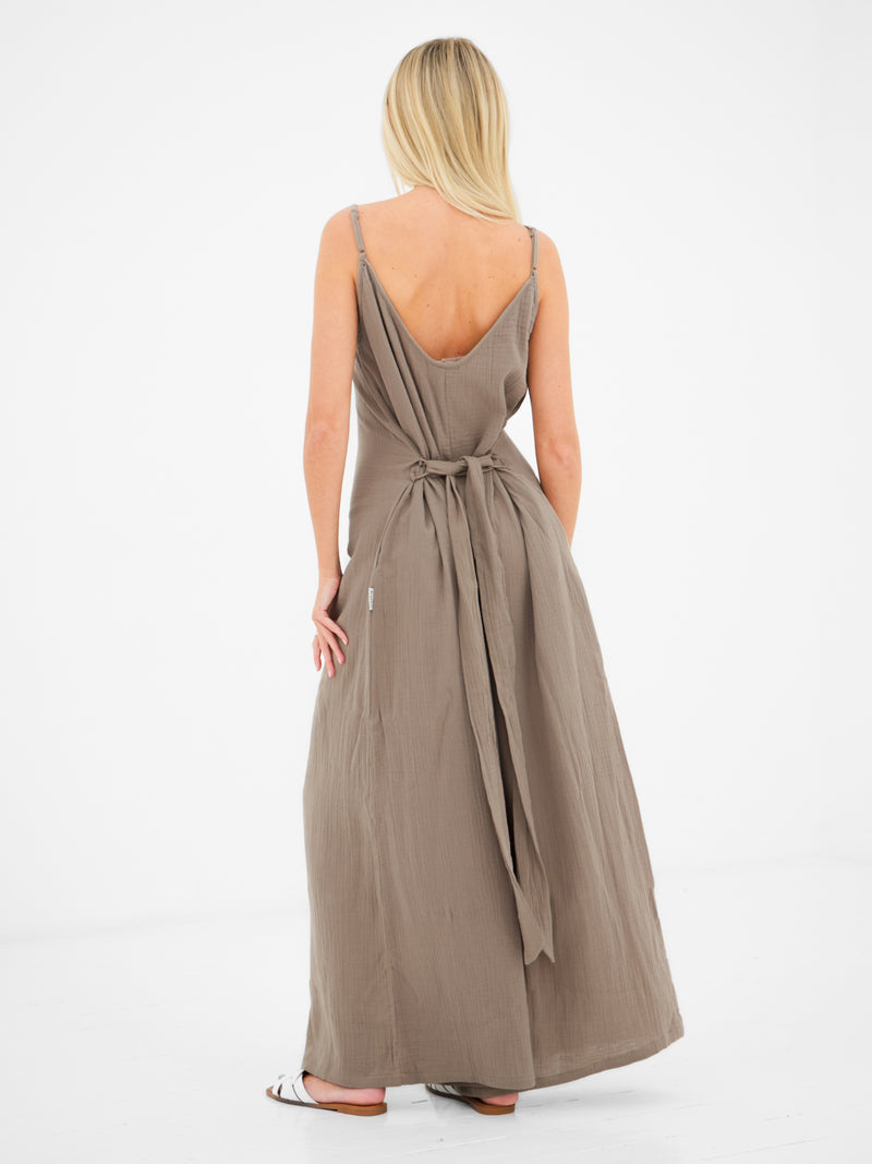 Mila Jumpsuit - Taupe