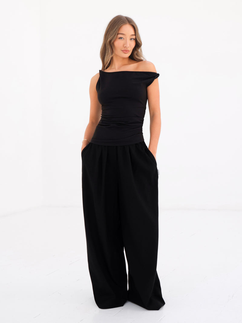 Solea Twist Top - Black
