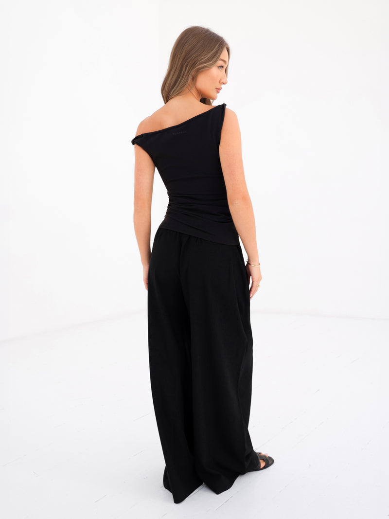 Solea Twist Top - Black