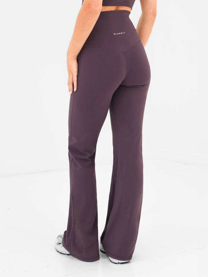 Ultimate Ruched Flares - Midnight Plum