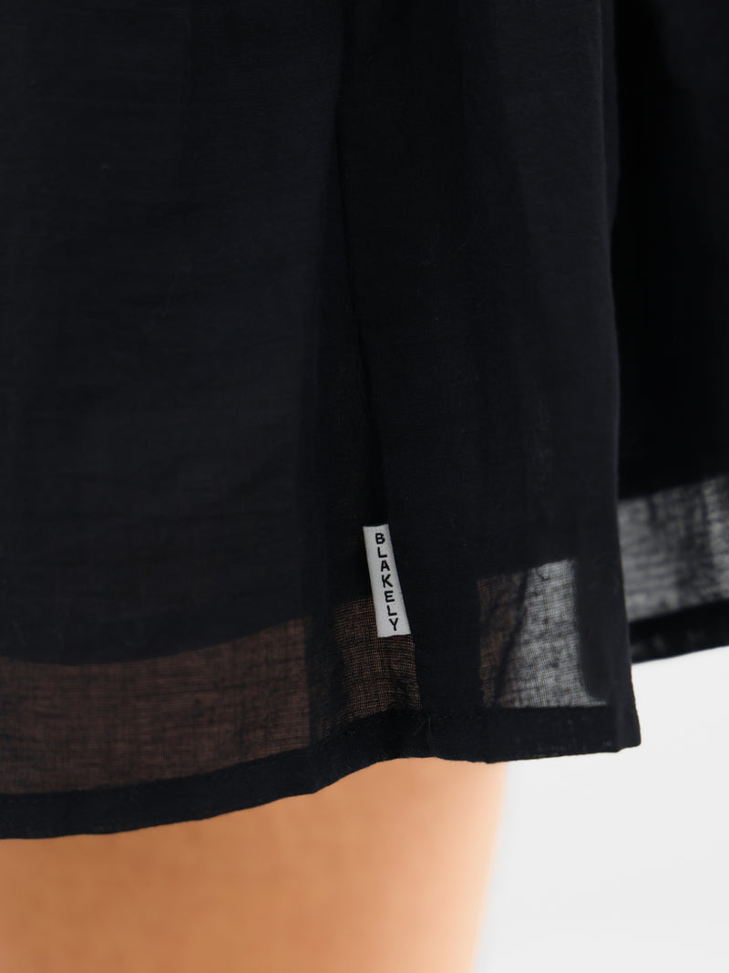 Ava Mini Dress - Black