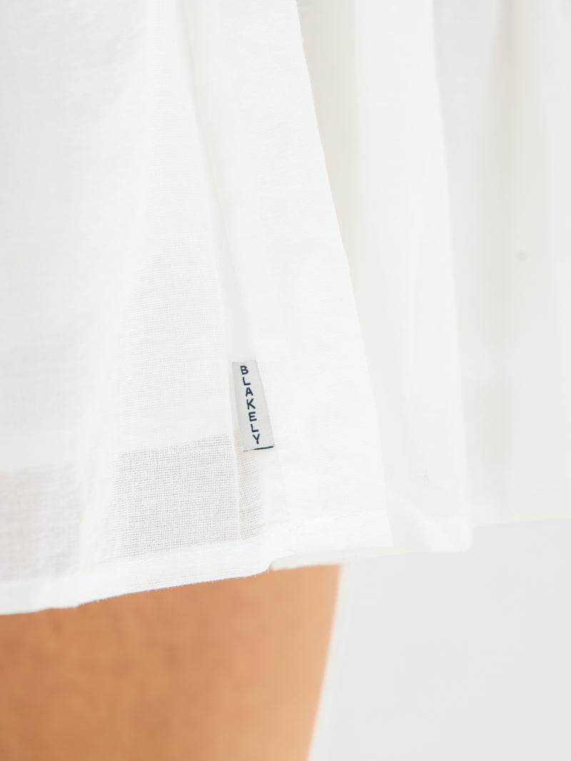Ava Mini Dress - White