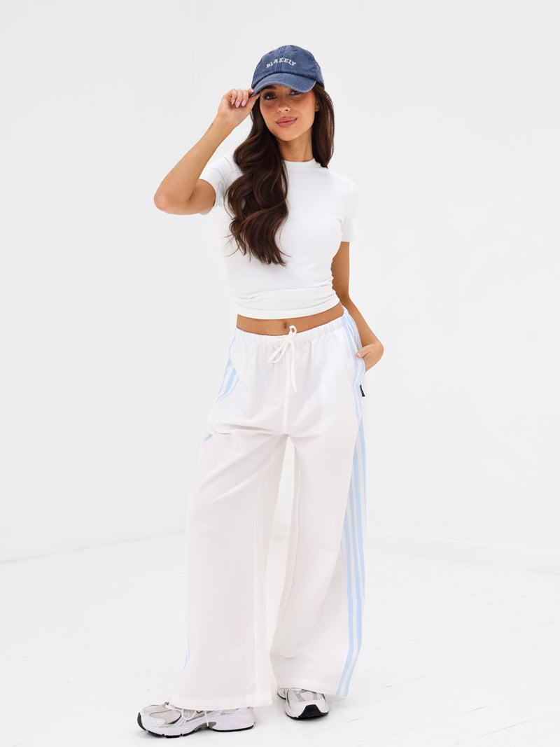 Sammy Stripe Trousers - White