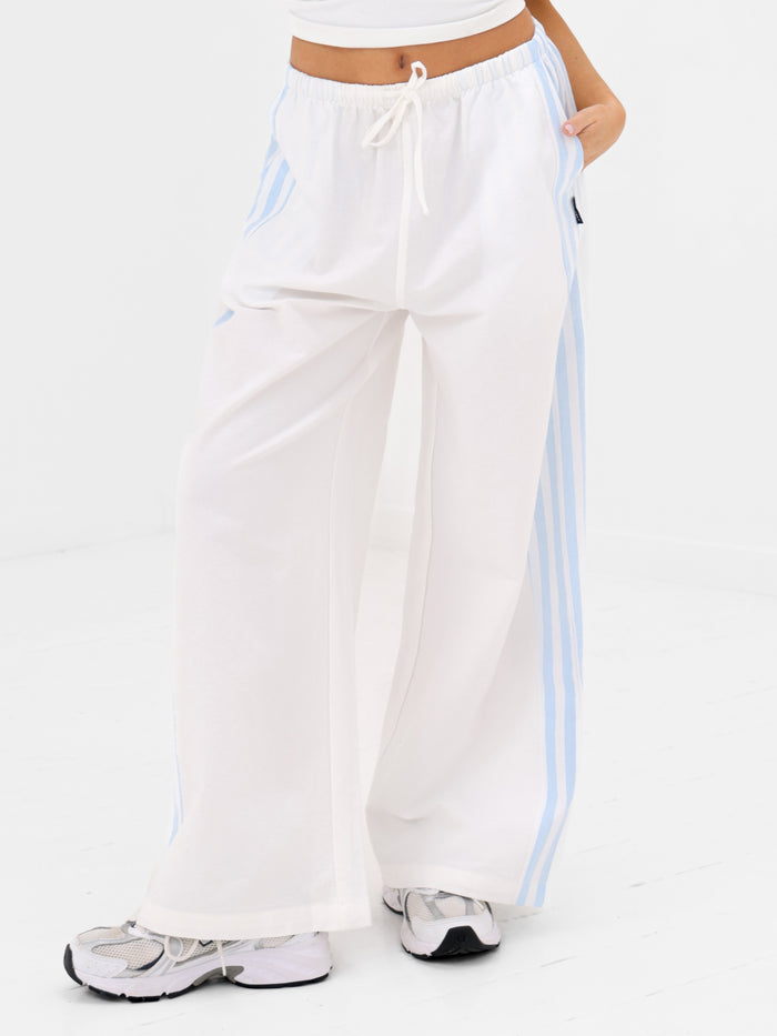 Sammy Stripe Trousers - White