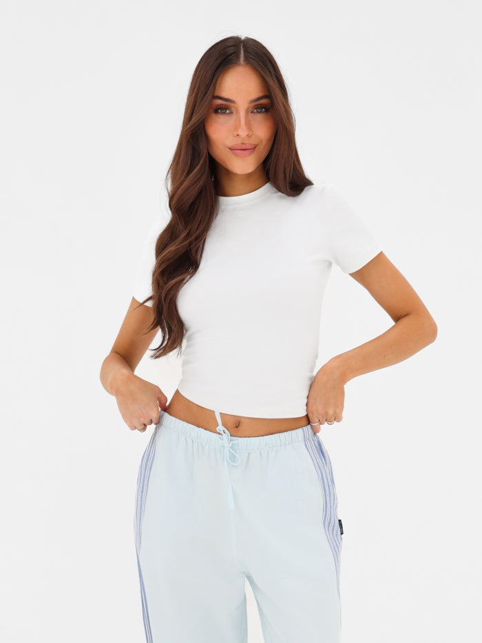 Sammy Stripe Trousers - Light Blue